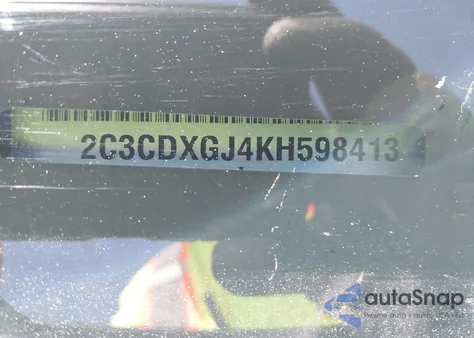 2019 Dodge Charger Scat Pack Rwd z USA, uszkodzony, nr VIN 2C3CDXGJ4KH598413